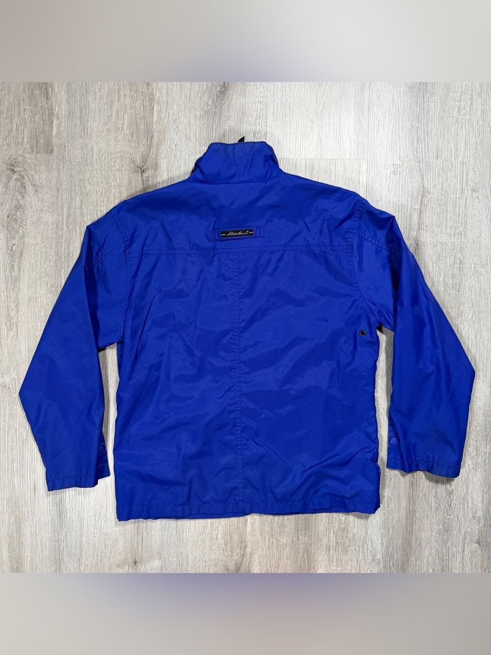Eddie Bauer Women's XS Blue Nylon Full Zip Windbreaker Jacket Gorpcore - Picture 2 of 6
